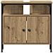 Set di Tavolo da Trucco a 3 Pezzi in Legno di Rovere Smoked - Foto miniatura 9