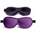 Mascherina Per Occhi 3d In Seta Di Latte - Comfort E Oscuramento Totale Purple - Foto miniatura 1