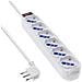 16461Z prolunghe e multiple 1,5 m 6 presa (e) AC Interno Bianco - Foto miniatura 1