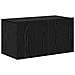 Set mobile TV 4 pcs Rovere nero 80 x 30 x 30 cm - Foto miniatura 6