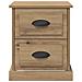 Armadio da Notte 2 pcs rovere artigianale 39 x 39 x 47.5 cm - Foto miniatura 7