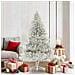 Albero di Natale artificiale preilluminato Argento 180 cm PET - Foto miniatura 2