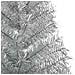 Albero di Natale artificiale preilluminato Argento 180 cm PET - Foto miniatura 8