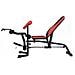 LS3050 Panca di allenamento con peso regolabile Schienale regolabile Sedile regolabile Gym Nero, Rosso - Foto miniatura 2