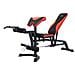 LS3050 Panca di allenamento con peso regolabile Schienale regolabile Sedile regolabile Gym Nero, Rosso - Foto miniatura 3