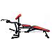 LS3050 Panca di allenamento con peso regolabile Schienale regolabile Sedile regolabile Gym Nero, Rosso - Foto miniatura 7