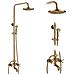 Miscelatore doccia, Blackswan, tipo M27.1, modello oro lucido, misura 20 cm - Foto miniatura 2