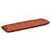 Cuscino per Schiena Rosso Arancio 180 x 50 cm Tessuto in Cords - Foto miniatura 1