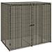 Cassa per Spazzatura 2 pcs Grigio 65 x 80 x 115 cm Polietilene - Foto miniatura 1
