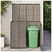 Cassa per Spazzatura 2 pcs Grigio 65 x 80 x 115 cm Polietilene - Foto miniatura 3