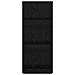 Scaffale per riviste Rovere Nero 43 x 11 x 102 cm - Foto miniatura 5