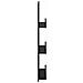 Scaffale per riviste Rovere Nero 43 x 11 x 102 cm - Foto miniatura 6