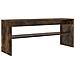 Mobile TV Rovere fumé 100 x 30 x 40 cm Legno multistrato - Foto miniatura 1