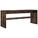 Mobile TV Rovere fumé 100 x 30 x 40 cm Legno multistrato - Foto miniatura 7