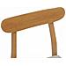 Sedia da pranzo 2 pcs Naturale e chiaro Legno di gomma solido - Foto miniatura 9