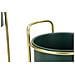 Set 2 Porta Vasi In Ferro Verde E Oro Grent Slim - Foto miniatura 4