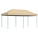 Tenda Party Beige 292 x 580 x 315 cm Tessuto Oxford - Foto miniatura 6