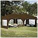 Tenda per feste a pop-up 575 x 288 x 245 cm Tortora - Foto miniatura 2