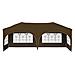 Tenda per feste a pop-up 575 x 288 x 245 cm Tortora - Foto miniatura 5