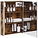 Mobiletto per specchio da bagno Rovere fumé 43 x 11,5 x 60,5 cm - Foto miniatura 3