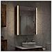 Mobiletto per specchio da bagno Rovere fumé 43 x 11,5 x 60,5 cm - Foto miniatura 4
