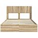 Struttura del letto con stoccaggio e testata Rovere Sonoma - Foto miniatura 6