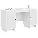 Scrivania Bianco Lucido Legno ingegnerizzato 142,5 x 50 x 75 cm - Foto miniatura 2