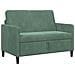 Divano con Storage Verde Mare 122 x 78 x 87 cm Poliestere - Foto miniatura 1