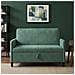 Divano con Storage Verde Mare 122 x 78 x 87 cm Poliestere - Foto miniatura 3
