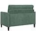 Divano con Storage Verde Mare 122 x 78 x 87 cm Poliestere - Foto miniatura 5