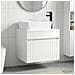 Set di mobili per il bagno Bianco Lucido Legno ingegnerizzato - Foto miniatura 2