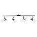 Faretto Orientabile Led Quadruplo 'coir' - 4x4,3w - 1360 Lumen - L. calda - Foto miniatura 1