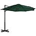 Ombrellone A Sbalzo Con Palo In Alluminio Verde 300 Cm - Foto miniatura 1