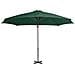 Ombrellone A Sbalzo Con Palo In Alluminio Verde 300 Cm - Foto miniatura 3