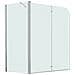 Box Doccia Pieghevole a Libro in ESG 120x68x130 cm - Foto miniatura 1