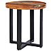 Tavolino Da Caffè 40x45 Cm Legno Massello Teak E Poliresina - Foto miniatura 13