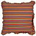 Buntel Federe Striped Printed Kaki Cotone Cuscino Cover Coppia - Foto miniatura 2