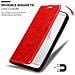 Custodia Compatibile Con Bq Aquaris C In Rosso Mela - Coperchio Protettiva Con Chiusura Magnetica, Funzione Stand E Tasca Per Le Carte - Foto miniatura 2