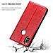 Custodia Compatibile Con Bq Aquaris C In Rosso Mela - Coperchio Protettiva Con Chiusura Magnetica, Funzione Stand E Tasca Per Le Carte - Foto miniatura 3