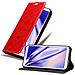 Custodia Compatibile Con Bq Aquaris C In Rosso Mela - Coperchio Protettiva Con Chiusura Magnetica, Funzione Stand E Tasca Per Le Carte - Foto miniatura 7