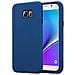 Custodia Compatibile Con Samsung Galaxy Note 5 In Blu Scuro - Coperchio Protettivo Ibrido Con Silicone Tpu All'interno E 2 Pezzi Di Plastica All'esterno - Foto miniatura 1