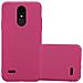 Cadorabo Custodia Compatibile Con Lg K4 2017 In Frosty Rosa - Hard Case Coperchio Protettivo In Frosted Look Contro I Graffi E Gli Urti - Foto miniatura 4