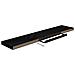 Scaffali A Parete 4 Pz Nero Lucido 120x23,5x3,8 Cm In Mdf - Foto miniatura 8