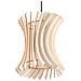 Lampada A Sospensione In Filo Di Legno Naturale E27 - Foto miniatura 1