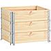 Collari per Pallet 3 pz 60x80 cm in Legno Massello di Pino - Foto miniatura 1