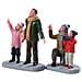 People Admiring Fireworks Lemax Decorazione Natale Multicolore - Foto miniatura 2