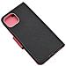 Maxy Custodia Book Orizzontale Silicone Case Per Apple Iphone 13 Black-pink - Foto miniatura 2