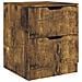 Comodini 2 pz Rovere Fumo 40x40x50 cm in Legno Multistrato - Foto miniatura 3