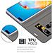 Custodia Compatibile Con Huawei P40 In Grigio Nero - Coperchio Protettiva Con Chiusura Magnetica, Funzione Stand E Tasca Per Le Carte - Foto miniatura 5