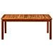 Tavolino Da Giardino 110x60x45 Cm In Legno Massello Di Acacia - Foto miniatura 2
